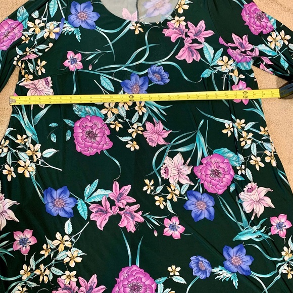 Floral Knee-Length Dress by Lane Bryant, size 22/24 - like new! - Picture 7 of 9